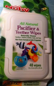 Nūby All Natural Pacifier & Teether Wipes Nuby Review