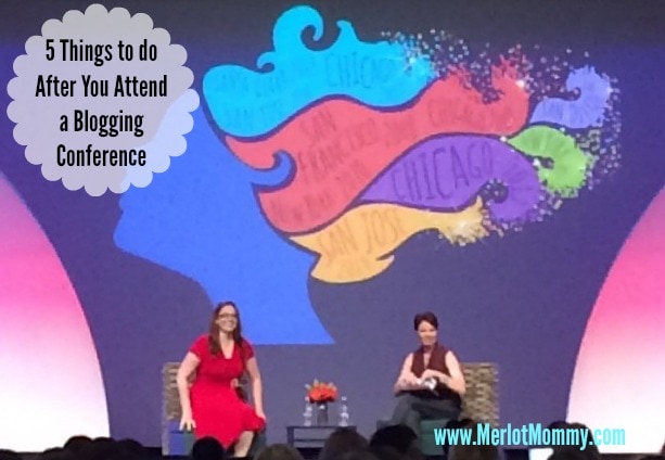 5 Things to do after attending a social media/blogging conference #BlogHer14