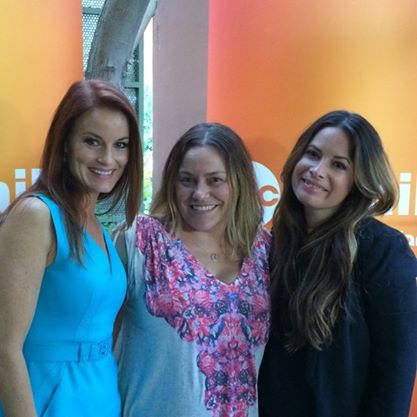 Laura Leighton (Pretty Little Liars), me, and Holly Marie Combs (PLL)