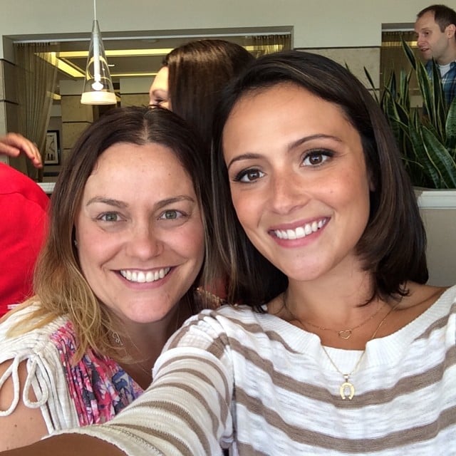 Me and Italia Ricci at the Chasing Life Meet and Greet Breakfast