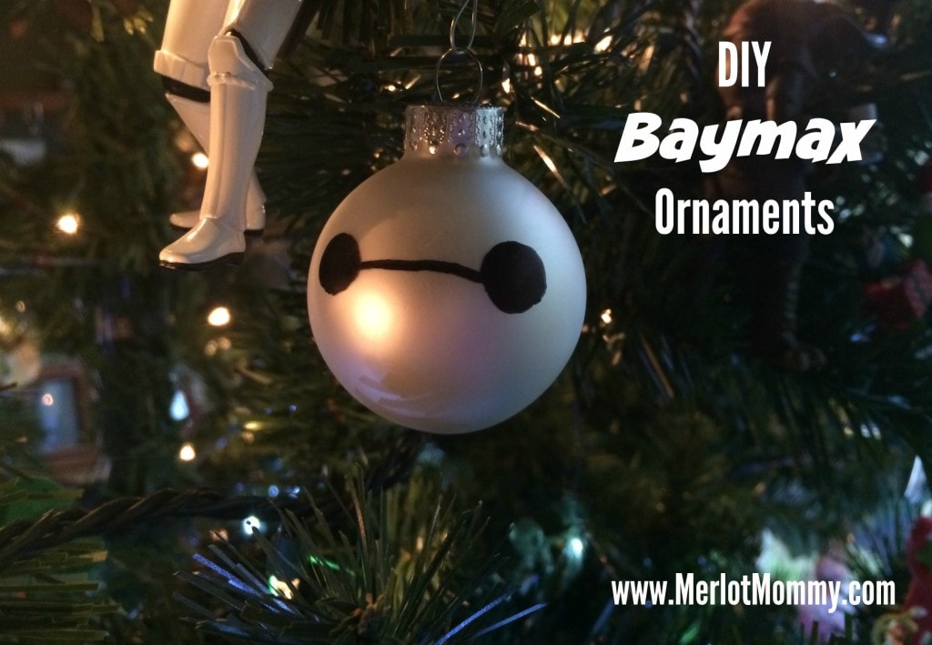 DIY Baymax Ornaments #BigHero6 #BaLaLaLaLa #MeetBaymax