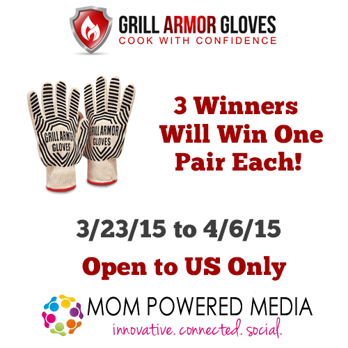 Enter to win Grill Armor Gloves #Giveaway ends 4/6