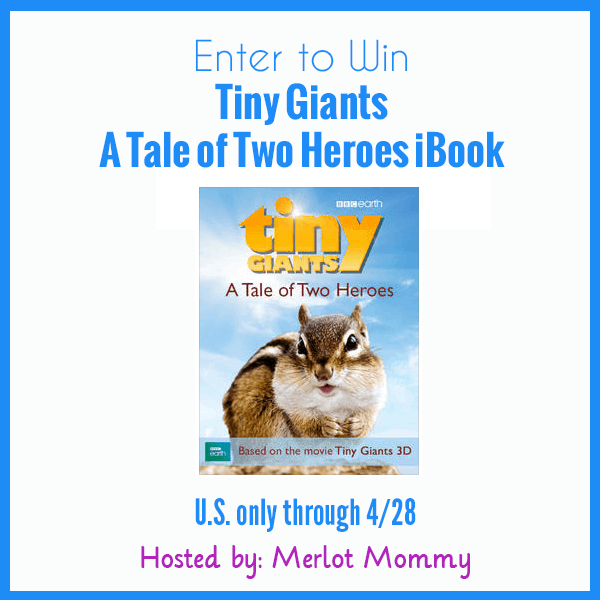 Enter to Win a Tiny Giants A Tale of Two Heroes iBook #Giveaway ends 4/28