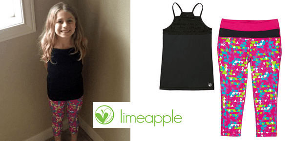 Limeapple Girl's Activewear Review and #Giveaway ends 4/26