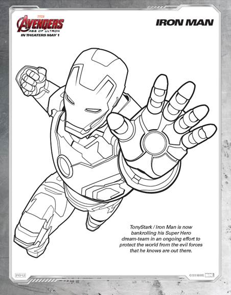 Avengers: Age of Ultron Coloring Sheets #Avengers #AvengersAgeofUltron #AvengersEvent