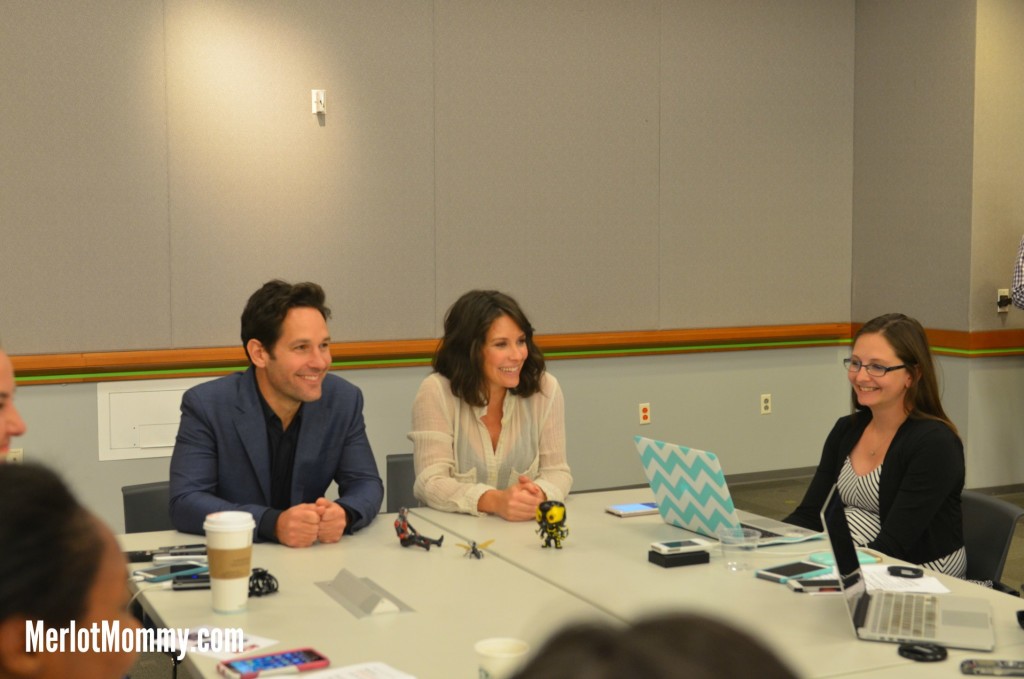 EXCLUSIVE: Paul Rudd and Evangeline Lilly Talk Ant-Man #AntManEvent