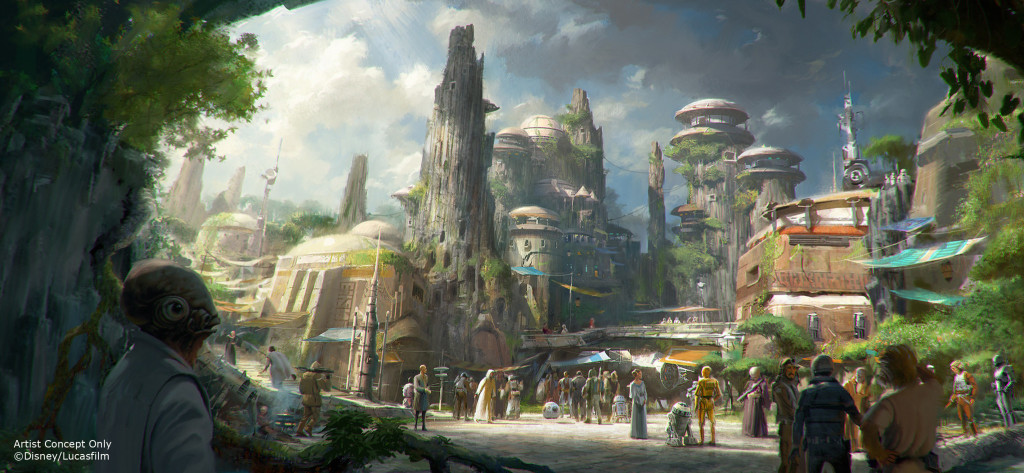 Star Wars-Themed Lands Coming to Walt Disney World and Disneyland Resorts Announced at #D23Expo #StarWars