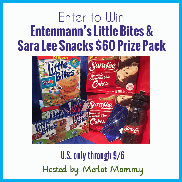 Sara Lee Snacks and Entenmann’s Little Bites #Giveaway ends 9/6