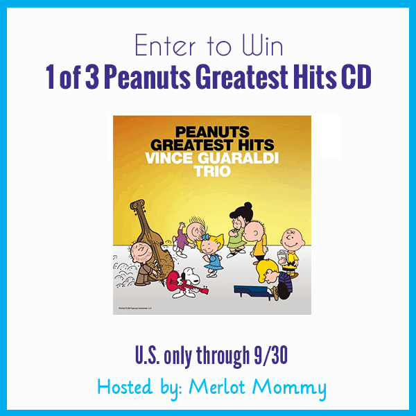 Enter to Win a Peanuts Greatest Hits CD #Giveaway ends 9/30