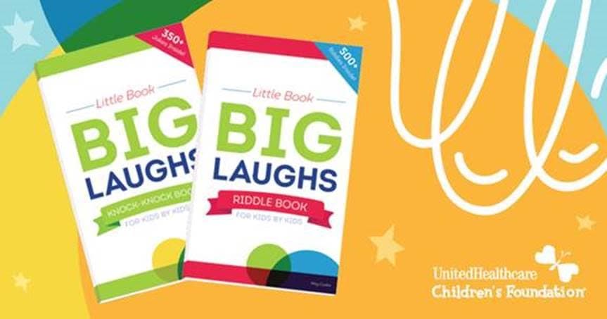 Buy a Children's Joke Book for $5.99 and Help Raise Funds to Help Families Pay for Child Medical Expenses #UHCCFjokes
