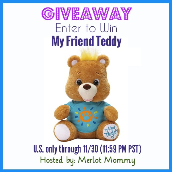 My Friend Teddy + #Giveaway ends 11/30