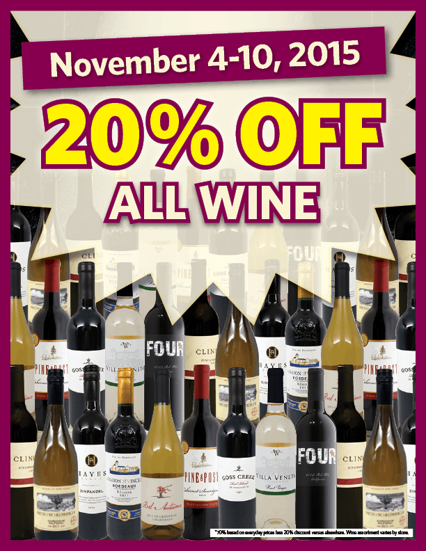 Stock Up at Grocery Outlet's Semi-Annual Wine Sale