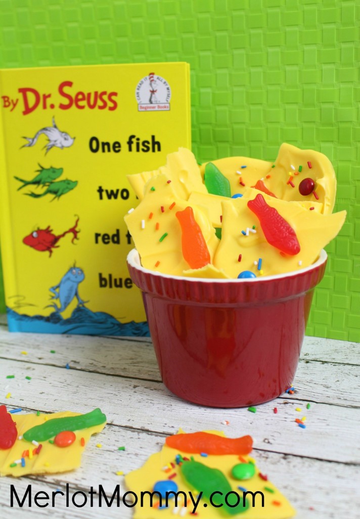 One Fish Two Fish Chocolate Bark Dr. Seuss-Inspired Recipe