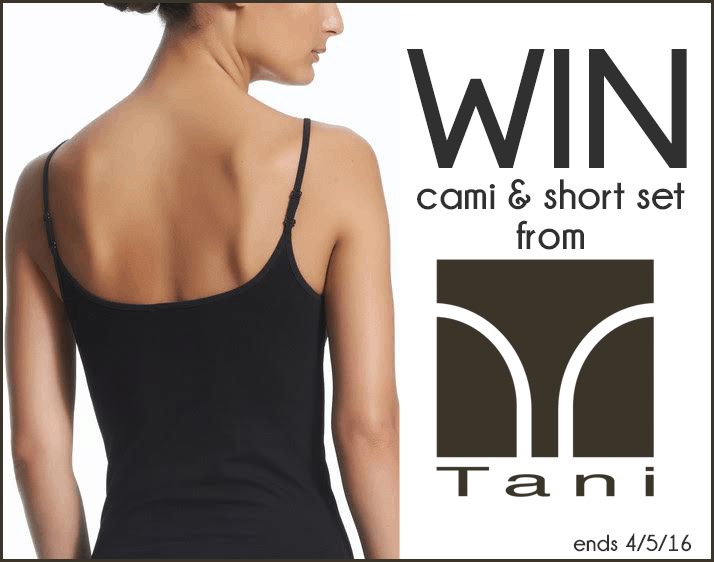 Enter to Win the Tani USA Giveaway