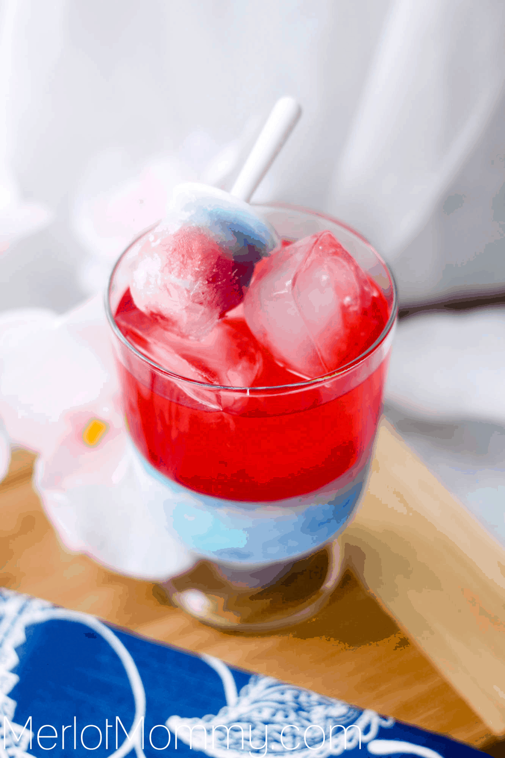 Captain America: Civil War Inspired Cocktail & Sugar Cherry Minisicle