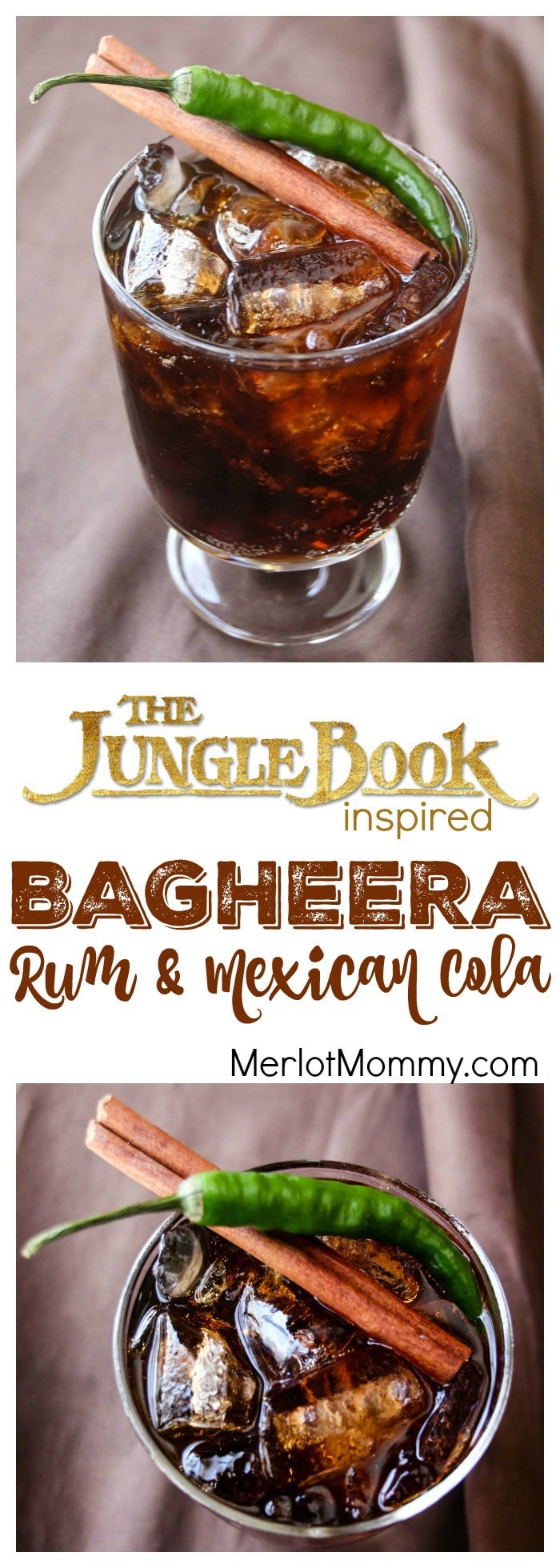Bagheera Rum & Mexican Cola: Disney Jungle Book-Inspired Cocktail