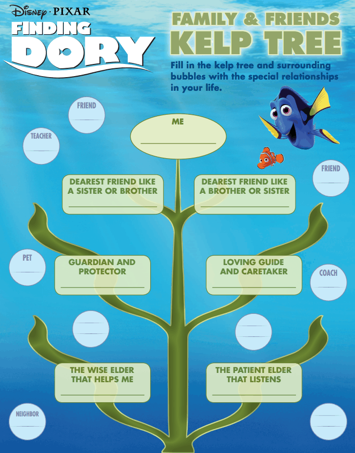 Finding Dory is Now in Theatres + Activity Sheets