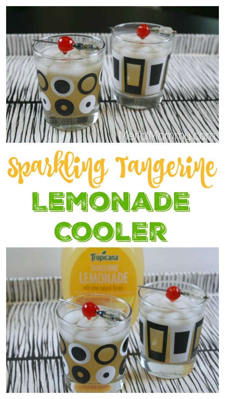 Sparkling Tangerine Lemonade Cooler