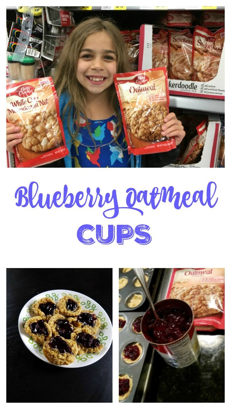Spreading Cheer with Betty Crocker Cookies - Blueberry Oatmeal Cups