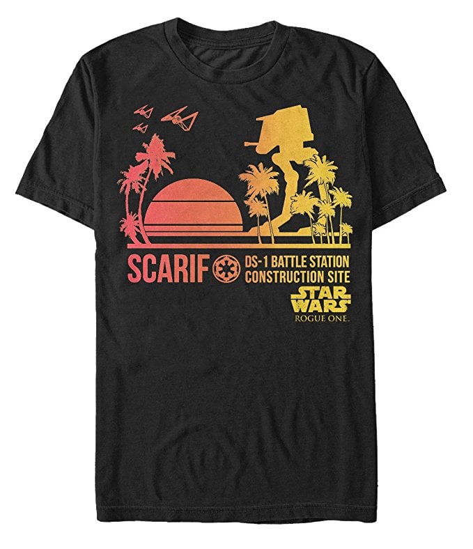Star Wars Rogue One Scarif Sunset Adult T-shirt