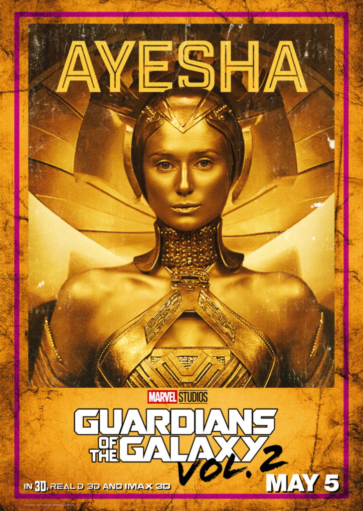 Guardians of the Galaxy Elizabeth Debicki as Ayesha