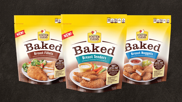 Foster Farms NEW Baked Chicken Breast Tenders, Nuggets, and Fillets