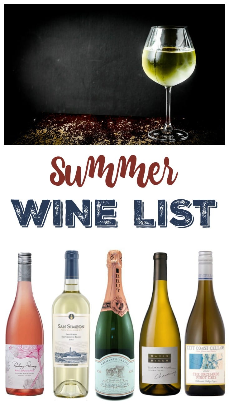 Summer Wine List