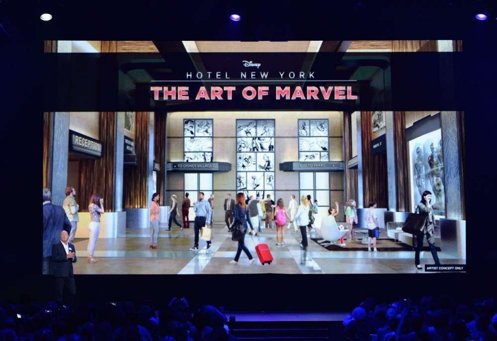 The Future of Walt Disney Parks and Resorts - D23 Expo Recap - The Art of Marvel Hotel Disneyland