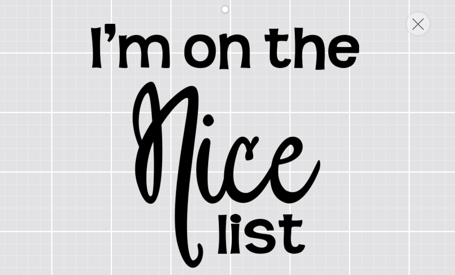 DIY Christmas Shirt "I'm on the Nice List" - with Cricut